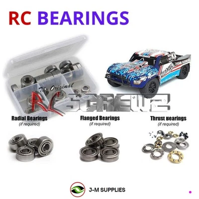 RCScrewZ Metal Shielded Bearings ass053b for Associated ProLite 4x4 SC RTR | KIT - Image 1 of 4