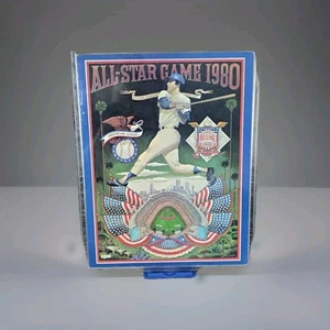 Vintage MLB All-Star Game Programm Baseball Sport Sammlerstück Mancave Bar 80er  - Bild 1 von 9