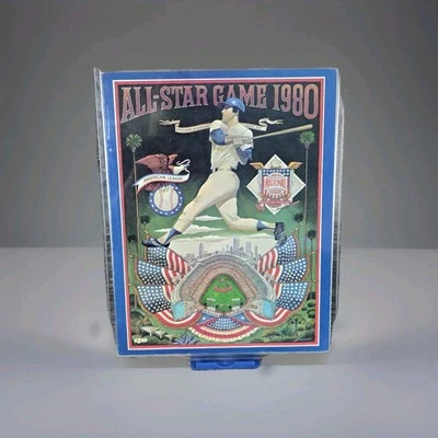 Vintage MLB All-Star Game Program Baseball Sports Collectible Mancave Bar 80s  - Image 1 of 4