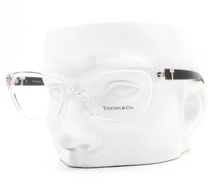 Tiffany Eyeglasses TF2233B 8047 Glasses Clear Gold T Logo Crystals 54mm w/case - Picture 1 of 6