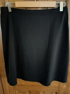 Athleta Women's Flare Knee Length Black Skirt Size M (0240) - Picture 1 of 6