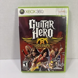 Guitar Hero Aerosmith Xbox 360 Game Complete CIB Tested Working Microsoft - Picture 1 of 3