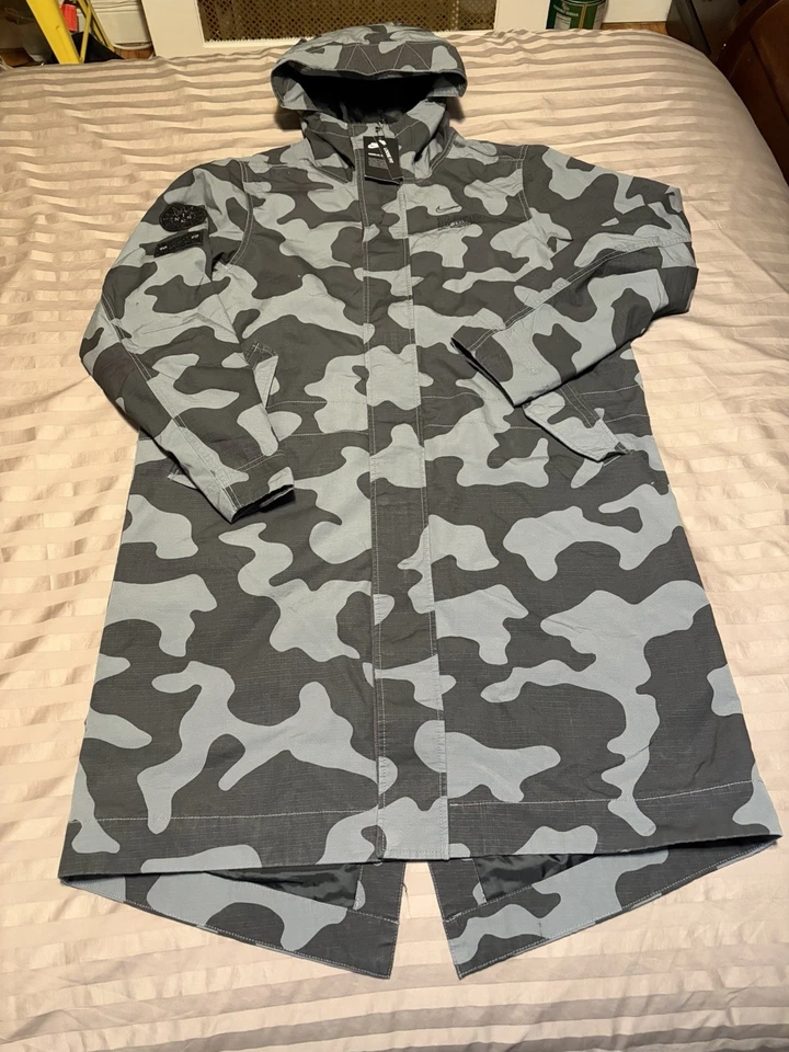 Nike Sportswear Men's Oregon Waffle Parka - CK2536-084 - Grey/Dark Smoke - m