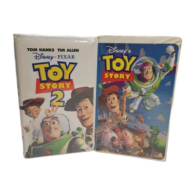 LOT OF 2x Vtg TOY STORY+ TOY STORY 2 In Original Clamshell Cases - Disney Pixar - Image 1 of 4
