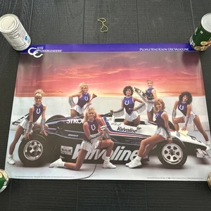 1989 Valvoline Al Unser Jr. IndyCar Colts Cheer Team People Who Know Use Poster - Bild 1 von 8