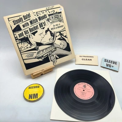 Mitch Woods And His Rocket 88's- Steady Date! NM/VG+ Ultrasonic Clean 1984 - Image 1 of 3