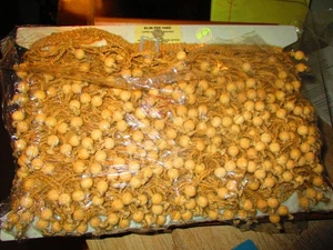 Cuentas de madera con borde de yute en bucle 18 yardas - Imagen 1 de 3