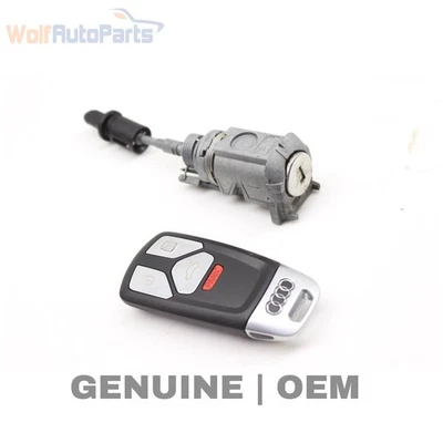 2016-2019 AUDI Q7 - LOCK Switch / Cylinder SET W/ KEY 4M0898374B - Image 1 of 4