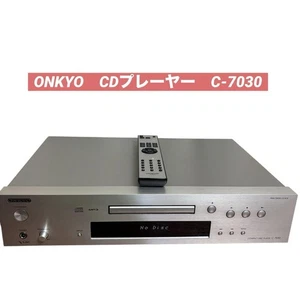 ONKYO C-7030(S) CD Player Silver 2020 Working with Remote Control From Japan - Picture 1 of 24