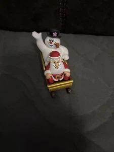 HALLMARK 2024 FROSTY Y SANTA FROSTY EL MUÑECO DE NIEVE ORNAMENTO - Imagen 1 de 4