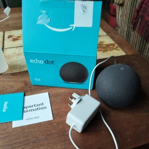 Amazon Echo Dot 4th Gen Smart Speaker - Charcoal - Picture 1 of 6