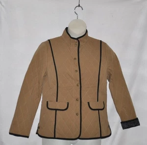 Linea by Louis Dell'Olio Snap Front Quilted Jacket w/ Faux Pockets Size S Bronze - Picture 1 of 2