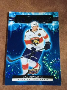 SAM REINHART 2023-24 UD Ser 1 Hky Blue Dazzlers #DZ-6 FLA Panthers Hobby only - Picture 1 of 2