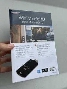 Hauppauge WinTV-SoloHD model 01589 Freeview HD tuner do PC, czarny 1589 NOWY - Zdjęcie 1 z 7