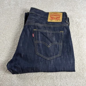 Levis 569 Jeans Mens 36x30 *37x28.5* Blue Loose Straight Dark Wash - Picture 1 of 11