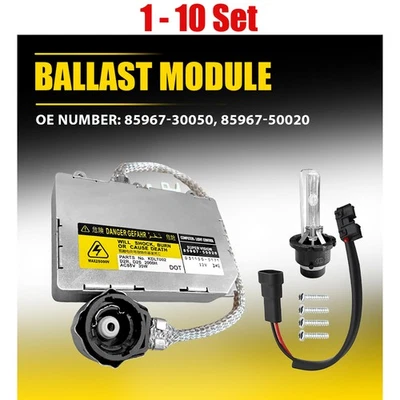 Juego de 1-10 módulos de faros de lastre XENON HID y bombilla D2S para Toyota Sienna 2004-2010 Foto 1 de 4