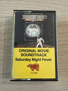 Saturday Night Fever Cassette Tape Original Movie Soundtrack Vintage Bee Gees - Picture 1 of 6