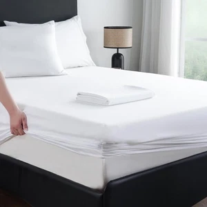 Extra Deep Pocket King Sheets Cotton - 1000 Thread Count Sheets - Fits 18"-24... - Picture 1 of 7