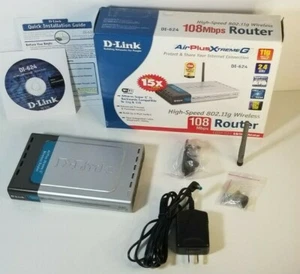 NEW D-LINK AIRPLUS XTREME G DI-624 108Mbps 4-PORT LAN WiFi WIRELESS G ROUTER - Picture 1 of 8