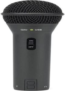 Samson Q2U USB/XLR Dynamic Microphone Recording and Podcasting Pack (Black) - Picture 1 of 12