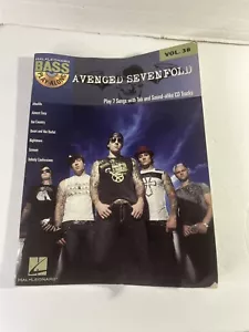 Libro de hojas Hal Leonard Bass Play Along Avenged Sevenfold - Sin CD - Imagen 1 de 6