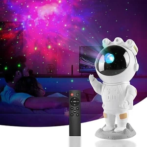 Astronaut Star Space Projector Galaxy Night Light - Starry Nebula Ceiling Lamp - Picture 1 of 7