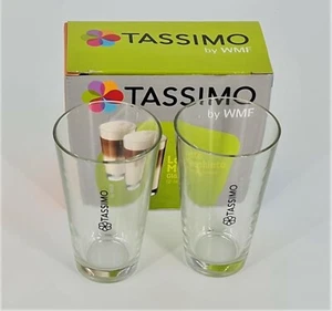 Tassimo by WMF Latte Macchiato Becher Gläser 2-teilig Logo 300ml Barista(7409-1) - Bild 1 von 5