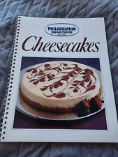 Kraft Philadelphia Cream Cheese Cookbook 1989 Bake & No Bake Spiral Softcover