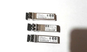 1 Lot of 3 HPE AJ718A 8Gb Short Wave Fibre Channel SFP+ Transceiver 468508-002 - Picture 1 of 1