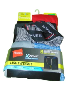 Hanes X-temp Boxer Briefs Large 14-16 Boys New Broken Pack 5 Pairs - Picture 1 of 2