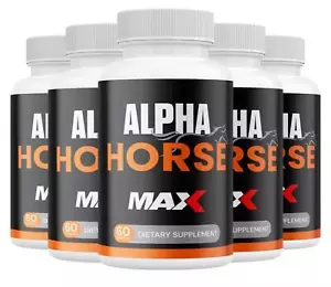 Alpha Horse MAX Pills for ED Men Alpha Horse Male for ed & Vitality (5 Pack) - Picture 1 of 7