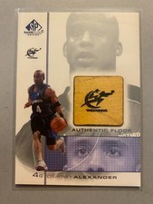 A12,848 - 2000-01 SP Game Floor Authentic Floor #CA Courtney Alexander