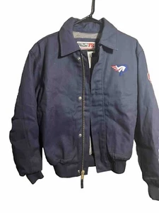 WALLS FR Flame Resistant Insulated Work Jacket Winter coat Heavy Blue Mens Sz S - Picture 1 of 9