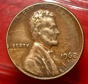 1962 D Rare Lincoln Memorial Penny DDO Error And RPM Error. - Picture 1 of 4