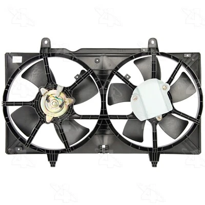 Conjunto de ventilador de radiador y condensador doble para Nissan Altima 2002-2005 4 estaciones Foto 1 de 2