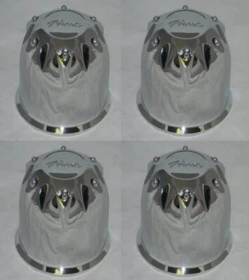 PACK DE 4 MARCAPASOS 89-8121HM LLANTA CROMADA TAPA CENTRAL EMPUJE A TRAVÉS SE ADAPTA A DIÁMETRO DE 3,25" Foto 1 de 2