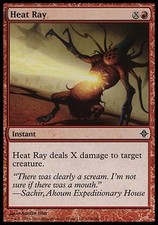 1x FOIL Heat Ray Rise of the Eldrazi MtG Magic Red Common 1 x1 Card Cards