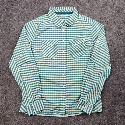 Simms Guide Series Shirt Womens Small Performance Fly Fishing Outdoor Pearl Snap - Image 1 of 4