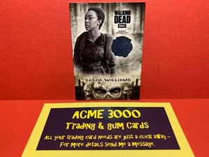 Topps Walking Dead HUNTERS & the HUNTED SASHA WILLIAMS Relic Costume Card R-SWP - Picture 1 of 2