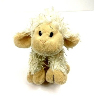 Ganz Webkinz Plush Lamb Sheep White Tan Shaggy Stuffed Animal Plush Toy  - Image 1 of 4