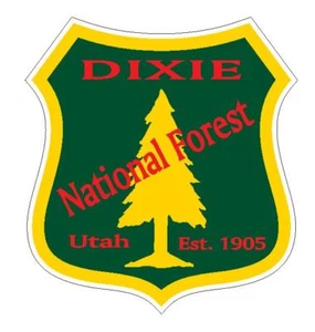 Dixie National Forest Sticker R3229 Utah YOU CHOOSE SIZE - Picture 1 of 1