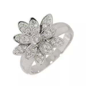 Diamond 0.40ct Ring 18K K18 WG White Gold size6(US) 90252247 - Picture 1 of 8