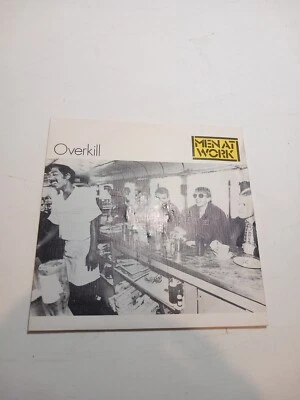 Men At Work Overkill 7 Inch Vinyl Record - Image 1 of 4