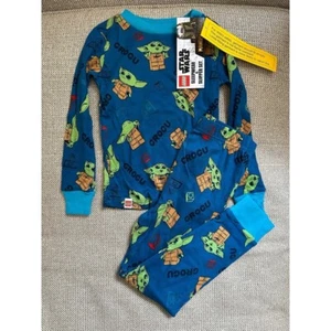 Boys Lego Star Wars Mandalorian Pajamas Size 4 Brand New! - Picture 1 of 4