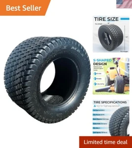 24x12.00-12 Garden Tractor Tire with 4-Ply Design - Round Performance - Picture 1 of 8