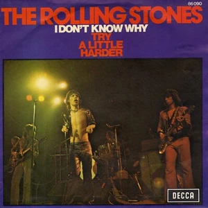 THE ROLLING STONES I DON'T KNOW WHY / TRY A LITTLE HARDER FRENCH 45 PS 7" - Imagen 1 de 1