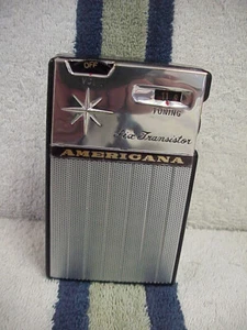Americana FC60 AM Radio Recapped Repaired Works Good Vintage Japan 1961 - Picture 1 of 17