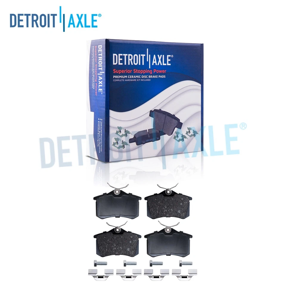 Rear Ceramic Brake Pads for A4 A6 A8 TT Quattro S4 405 Beetle Cabrio Golf Passat - Image 1 of 4