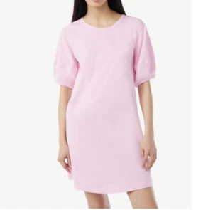 Free Assembly Pink Balloon Sleeve Dress NWT Medium - Picture 1 of 6