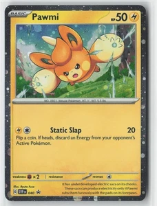 Pokemon - Pawmi - (Cosmos Holo) Promo SV: Scarlet & Violet Promo Cards 040 LP - Picture 1 of 2